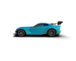 Muscle car isolated on background. 3d rendering - illustration png