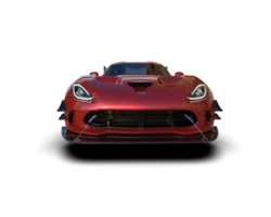 Muscle car isolated on background. 3d rendering - illustration png
