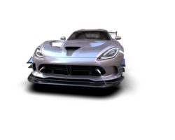 Muscle car isolated on background. 3d rendering - illustration png