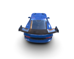 Muscle car isolated on background. 3d rendering - illustration png