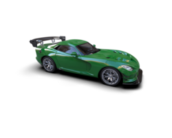 Muscle car isolated on background. 3d rendering - illustration png