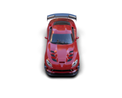 Muscle car isolated on background. 3d rendering - illustration png
