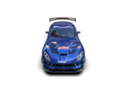 Muscle car isolated on background. 3d rendering - illustration png