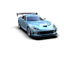 Muscle car isolated on background. 3d rendering - illustration png