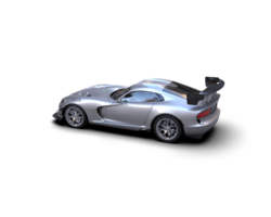 Muscle car isolated on background. 3d rendering - illustration png