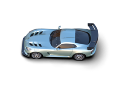 Muscle car isolated on background. 3d rendering - illustration png