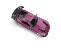 Muscle car isolated on background. 3d rendering - illustration png