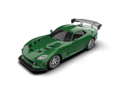Muscle car isolated on background. 3d rendering - illustration png