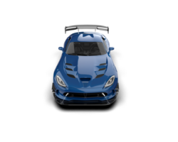 Muscle car isolated on background. 3d rendering - illustration png