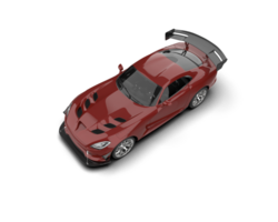Muscle car isolated on background. 3d rendering - illustration png