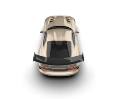 Muscle car isolated on background. 3d rendering - illustration png
