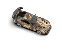Muscle car isolated on background. 3d rendering - illustration png