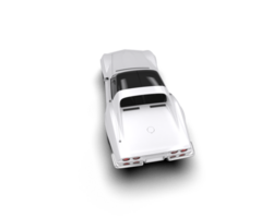 Muscle car isolated on background. 3d rendering - illustration png