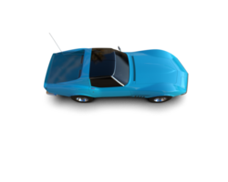 Muscle car isolated on background. 3d rendering - illustration png