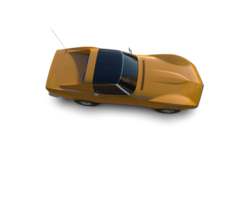 Muscle car isolated on background. 3d rendering - illustration png
