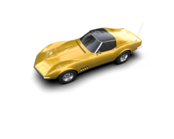 Modern car isolated on background. 3d rendering - illustration png