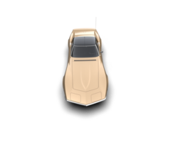 Modern car isolated on background. 3d rendering - illustration png