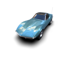 Modern car isolated on background. 3d rendering - illustration png