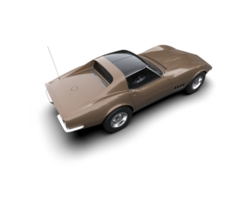 Modern car isolated on background. 3d rendering - illustration png