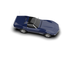 Modern car isolated on background. 3d rendering - illustration png