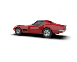 Modern car isolated on background. 3d rendering - illustration png