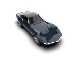Modern car isolated on background. 3d rendering - illustration png