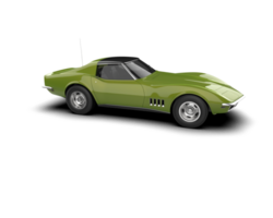 Modern car isolated on background. 3d rendering - illustration png