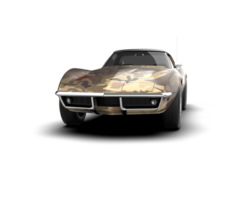 Modern car isolated on background. 3d rendering - illustration png