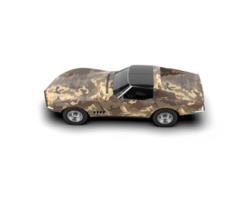 Modern car isolated on background. 3d rendering - illustration png