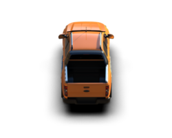 Pickup truck isolated on background. 3d rendering - illustration png
