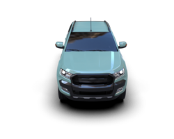 Pickup truck isolated on background. 3d rendering - illustration png