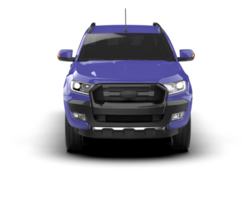 Pickup truck isolated on background. 3d rendering - illustration png