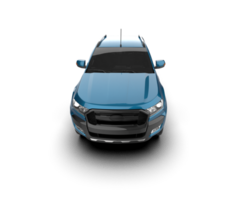 Pickup truck isolated on background. 3d rendering - illustration png