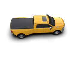 Pickup truck isolated on background. 3d rendering - illustration png