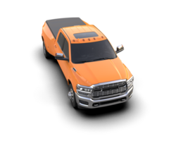 Pickup truck isolated on background. 3d rendering - illustration png