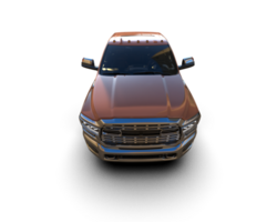Pickup truck isolated on background. 3d rendering - illustration png