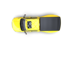 Pickup truck isolated on background. 3d rendering - illustration png