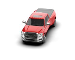 Pickup truck isolated on background. 3d rendering - illustration png