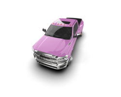 Pickup truck isolated on background. 3d rendering - illustration png