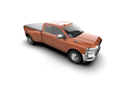 Pickup truck isolated on background. 3d rendering - illustration png