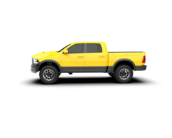 Pickup truck isolated on background. 3d rendering - illustration png