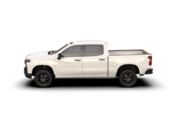 Pickup truck isolated on background. 3d rendering - illustration png