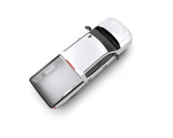 Pickup truck isolated on background. 3d rendering - illustration png