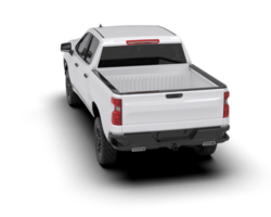 Pickup truck isolated on background. 3d rendering - illustration png