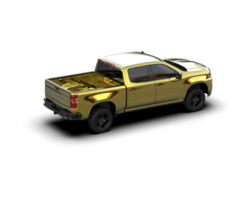 Pickup truck isolated on background. 3d rendering - illustration png