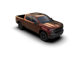 Pickup truck isolated on background. 3d rendering - illustration png