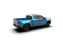 Pickup truck isolated on background. 3d rendering - illustration png
