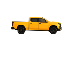 Pickup truck isolated on background. 3d rendering - illustration png