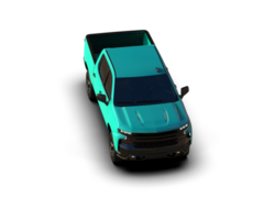 Pickup truck isolated on background. 3d rendering - illustration png