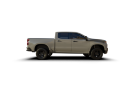 Pickup truck isolated on background. 3d rendering - illustration png